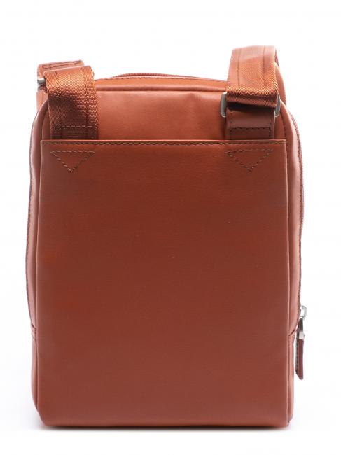 bag VIBE out, in hammered leather orange3 - Over-the-shoulder Bags for Men