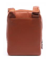 PIQUADRO bag VIBE out, in hammered leather orange3 - Over-the-shoulder Bags for Men - 4