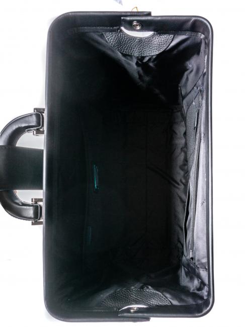 ILI Leather doctor briefcase Black - Work Briefcases