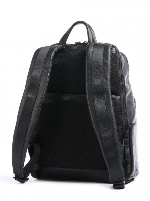 HARPER Laptop backpack 14 ", in leather Black - Laptop backpacks