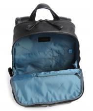 PIQUADRO HARPER Laptop backpack 14 ", in leather Black - Laptop backpacks - 4