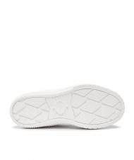 TWINSET Sneaker alta in pelle con inserti zebrati  white / furry zebra - Women&rsquo;s shoes - 6
