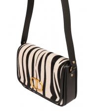 TWINSET Borsa a tracolla in pelle stampa zebra  - Women&rsquo;s Bags