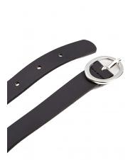 TRUSSARDI CINTURA ALTA In leather, with studs BLACK - Belts - 4