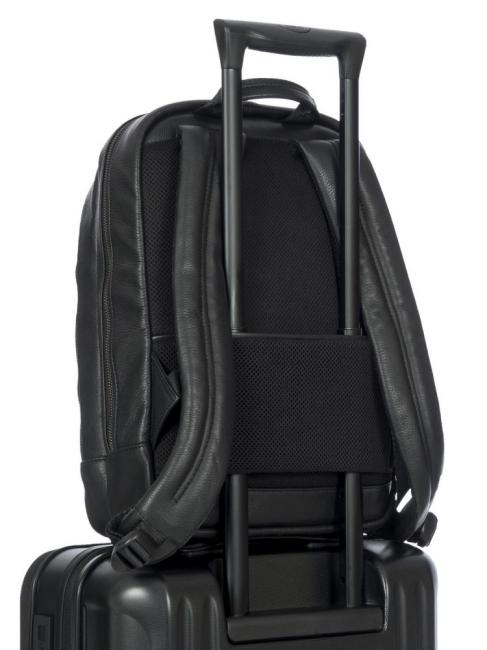 TORINO 13 "laptop backpack, in leather Black - Laptop backpacks