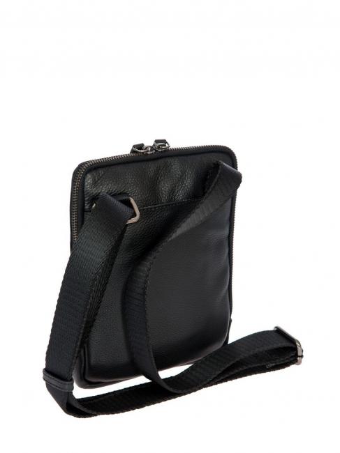 TORINO Flat leather bag Black - Over-the-shoulder Bags for Men