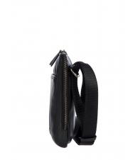 BRIC&rsquo;S TORINO Flat leather bag Black - Over-the-shoulder Bags for Men - 3