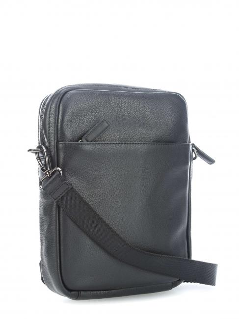 TORINO Shoulder bag in leather Black - Over-the-shoulder Bags for Men