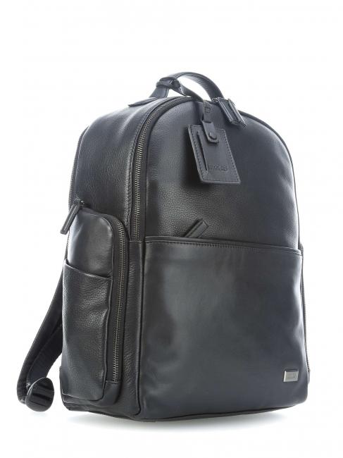 TORINO 15 "laptop backpack, in leather Black - Laptop backpacks