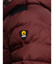 CIESSE STEVENSON Quilted down jacket with hood dec chocolate - Men's down jackets - 4