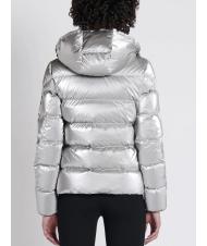 CIESSE AFRA Down jacket with removable hood silver pearl / silver gray - Women's down jackets - 4