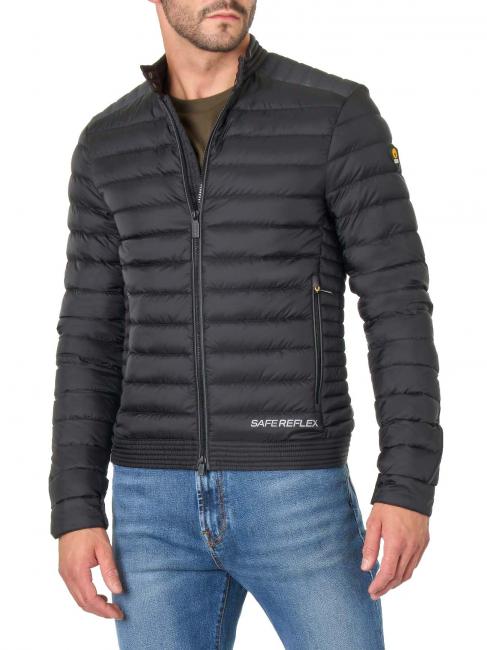 JEDO Short down jacket with zip asphaltp - Men's down jackets