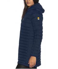CIESSE ANNAMARIE Long down jacket with hood liger blue - Women's down jackets - 4