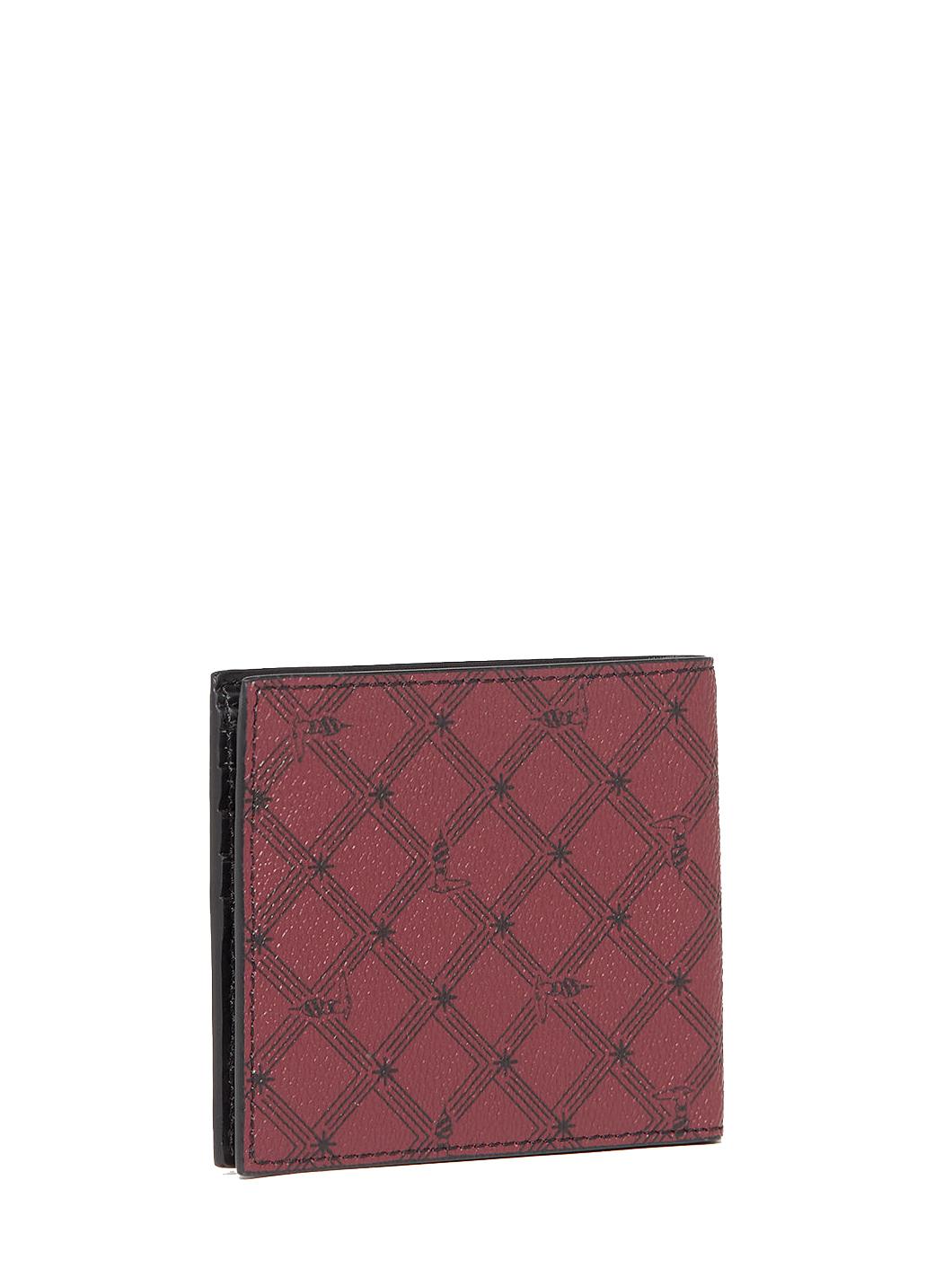 Trussardi Monogram Architectural Men's Wallet Red / Black - Buy At Outlet  Prices!