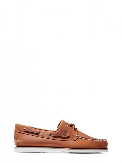 Classic Boat 2 Eye Leather boat shoes apricot buff - Men&rsquo;s shoes