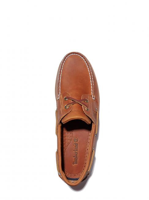 Classic Boat 2 Eye Leather boat shoes apricot buff - Men&rsquo;s shoes