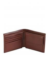 THE BRIDGE LORENZO Leather wallet with coin purse - Men&rsquo;s Wallets