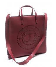 TWINSET LOGO FORELLATO Vertical shopper with shoulder strap - Women&rsquo;s Bags