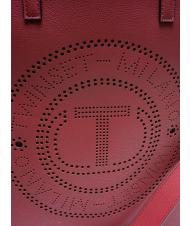 TWINSET LOGO FORELLATO Vertical shopper with shoulder strap dark raspberry - Women&rsquo;s Bags - 3