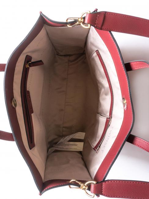LOGO FORELLATO Vertical shopper with shoulder strap dark raspberry - Women&rsquo;s Bags