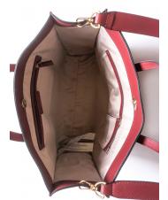 TWINSET LOGO FORELLATO Vertical shopper with shoulder strap dark raspberry - Women&rsquo;s Bags - 5