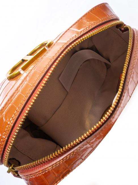 Mini bag a tracolla in pelle stampa coccodrillo  stcocco shaded tan powder - Women&rsquo;s Bags