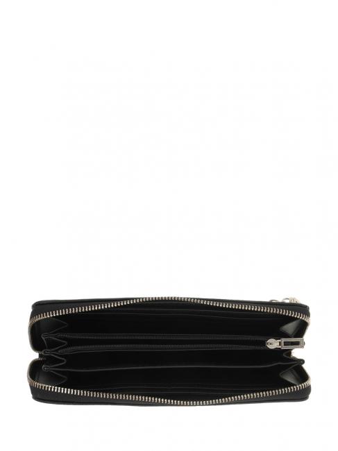 LAUREL Zip Around Wallet BLACK - Women&rsquo;s Wallets
