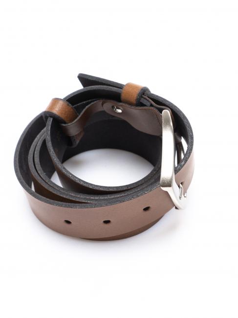Cintura in pelle, accorciabile su misura  tan - Belts