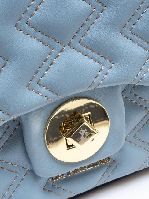 BRIANA Quilted mini bag with shoulder strap light blue - Women&rsquo;s Bags