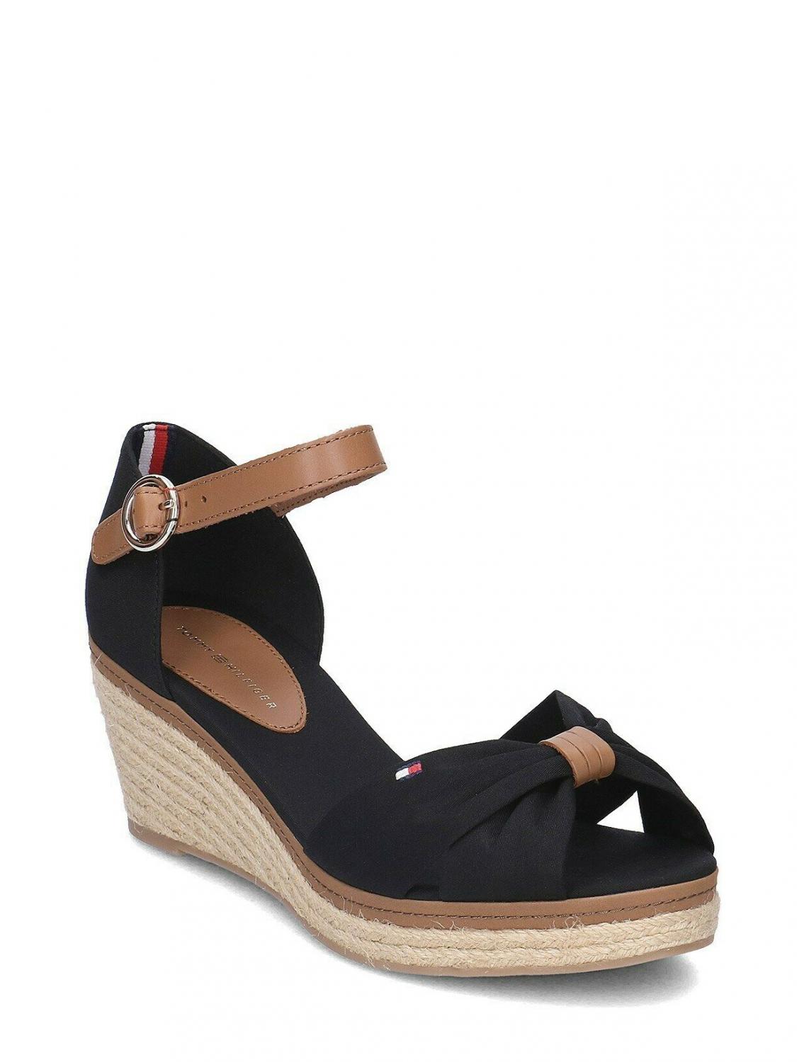 Tommy Hilfiger Iconic Elba Open Toe Sandals Black B Buy At