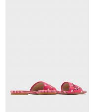 MANILA GRACE Ciabatta flat a pois  fuchsia / white - Women&rsquo;s shoes - 2