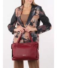 TOSCA BLU SOTTOBOSCO Shoulder bag in leather with shoulder strap dark red - Women&rsquo;s Bags - 6