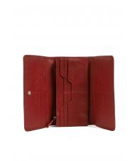 TOSCA BLU BASIC Large leather wallet with flap dark red - Women&rsquo;s Wallets - 2
