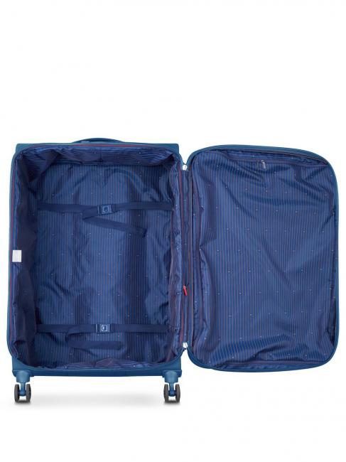 MONTMARTRE AIR 2.0 Large trolley, expandable ice blue - Semi-rigid Trolley Cases