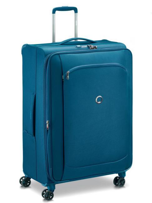 MONTMARTRE AIR 2.0 Large trolley, expandable ice blue - Semi-rigid Trolley Cases