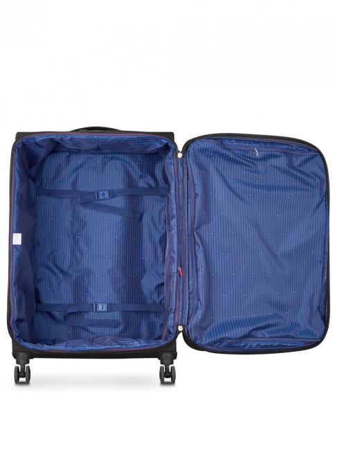 MONTMARTRE AIR 2.0 Large trolley, expandable Black - Semi-rigid Trolley Cases