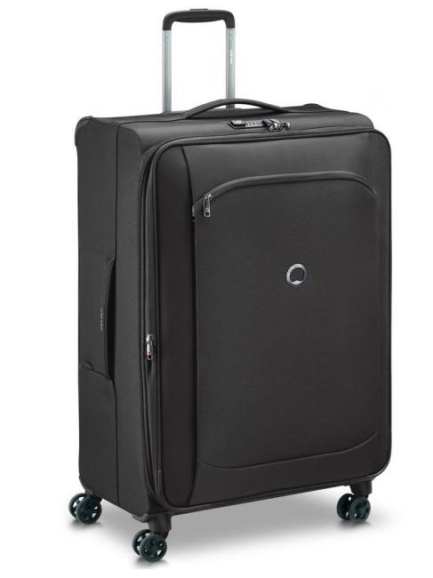 MONTMARTRE AIR 2.0 Large trolley, expandable Black - Semi-rigid Trolley Cases