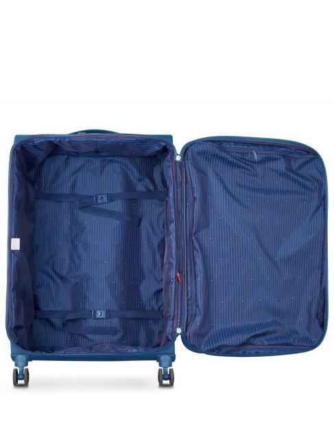 MONTMARTRE AIR 2.0 Extra Large trolley, expandable ice blue - Semi-rigid Trolley Cases