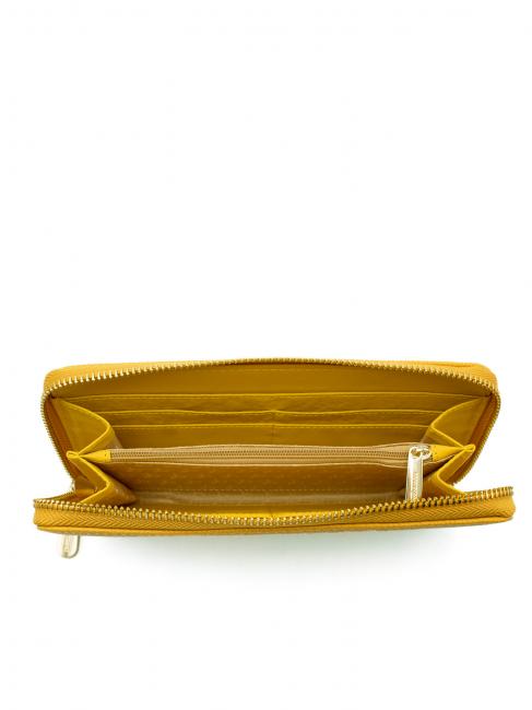 AGATA Large zip around wallet yellow - Women&rsquo;s Wallets