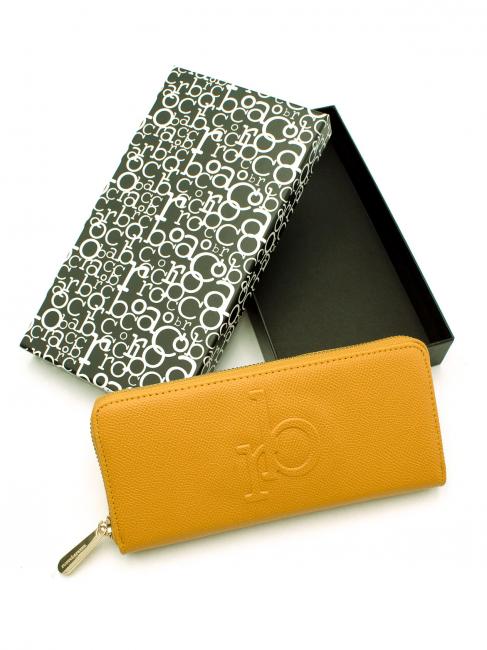 AGATA Large zip around wallet yellow - Women&rsquo;s Wallets