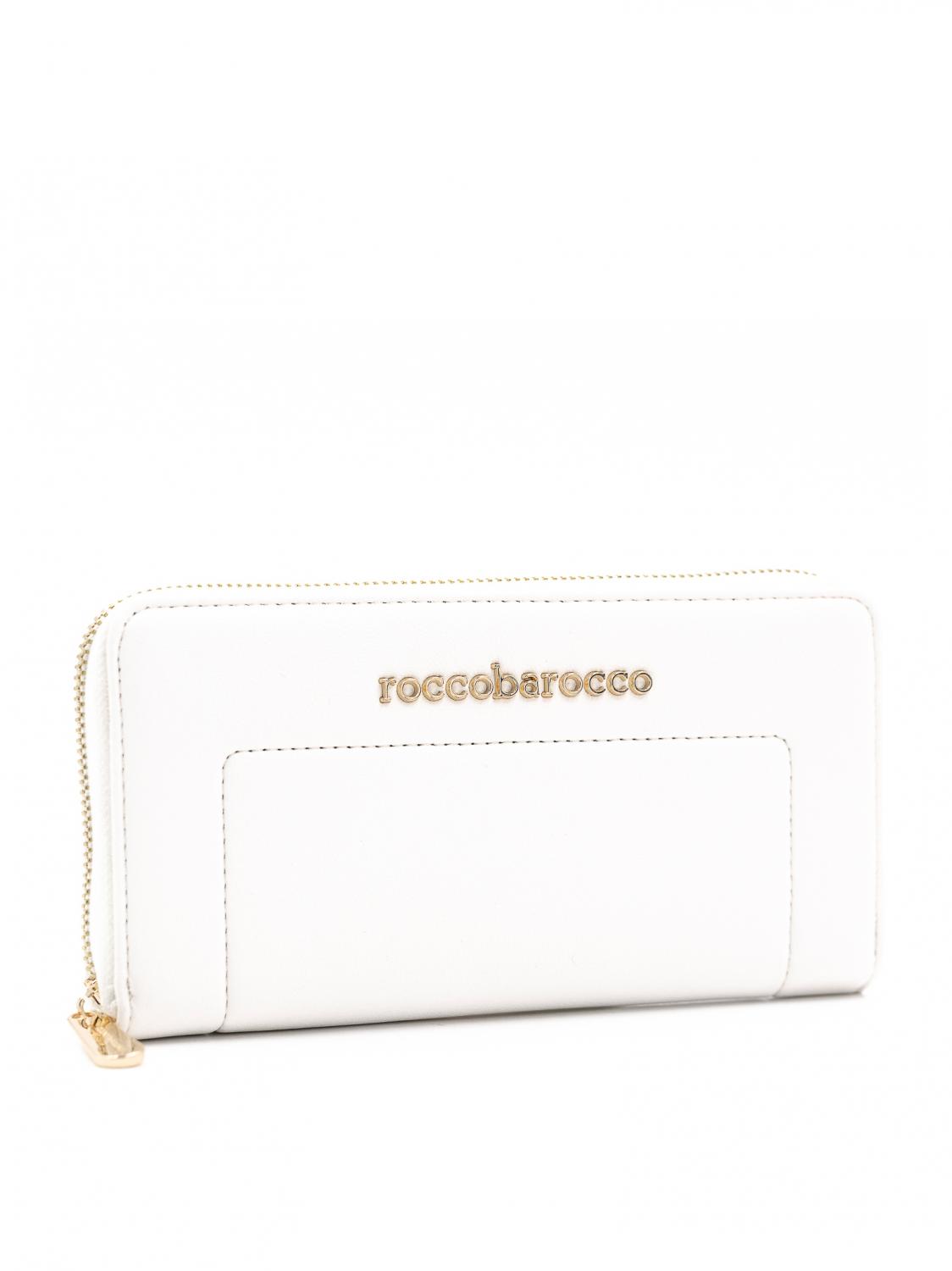 White shop leather wallet