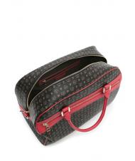 POLLINI HERITAGE TRAVEL Duffle bag with shoulder strap black lacquer - Duffle bags - 4