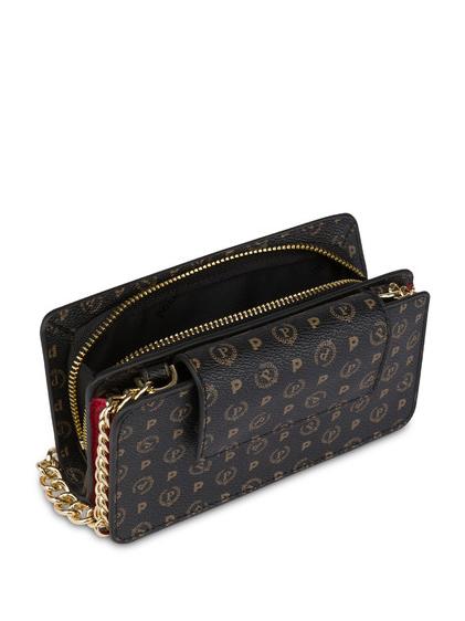 HERITAGE CLASSIC Clutch with shoulder strap black lacquer - Women&rsquo;s Bags