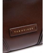 THE BRIDGE MATILDE Mini shoulder bag in leather BROWN - Women’s Bags - 3