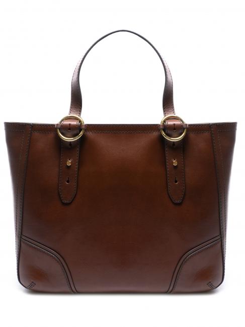 MATILDE Leather shopping bag BROWN - Women&rsquo;s Bags