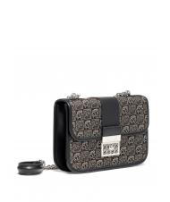 BRACCIALINI MONOGRAM Shoulder mini bag in jacquard fabric - Women’s Bags