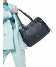 BRACCIALINI MARGOT Shoulder bag in leather Black - Women&rsquo;s Bags - 4