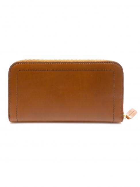 PANZANI Leather wallet dark cognac abb. gold - Women&rsquo;s Wallets