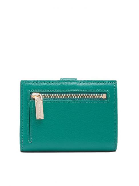 EASY POCKET Textured leather wallet grass green - Women&rsquo;s Wallets