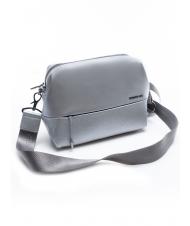 MANDARINA DUCK ATHENA MIni bag in leather with shoulder strap SILVER - Women&rsquo;s Bags - 2